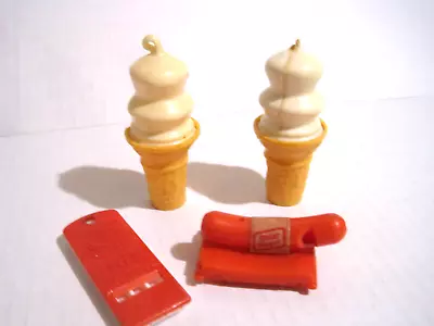 Vintage ADVERTISING WHISTLES Dairy Queen Trix Weiner Oscar Meyer Plastic 70s 80s • $14