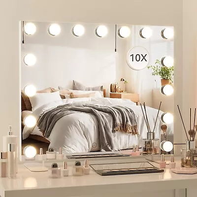 Girls Make Up Mirror With Lights 23.6 X 21.3 Inch Hollywood Led Vanity Mirro... • $205.83