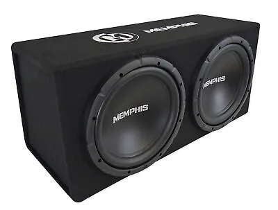 Memphis Audio SRXE212V Dual 12  1000w Vented Loaded SRX Car Subwooer Enclosure • $198.99