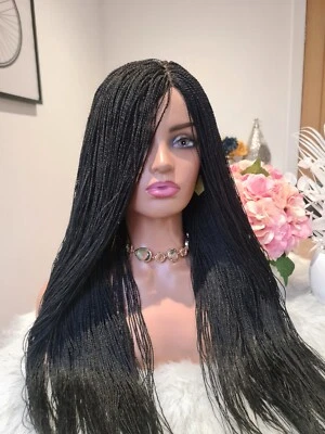 £40.99 • Buy Medium Lenght Black Twist Braid Wig. Very Comfortable. 🥰🥰