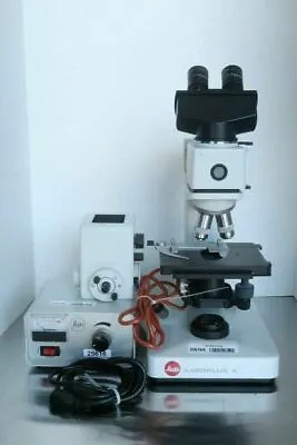 Leitz Laborlux K Fluorescence Microscope With 40X 100X Objectives & Power Supply • $699.96