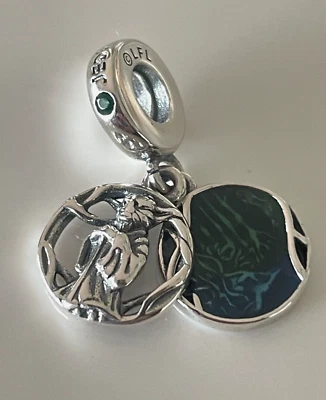 $51.20 • Buy Genuine PANDORA Star Wars Yoda Jedi Master Dangle Charm 799501C01 New RETIRED