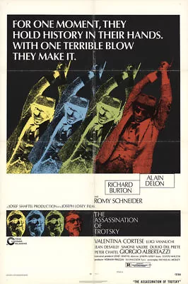 The Assassination Of Trotsky(1972)richard Burton Original One Sheet Movie Poster • $15