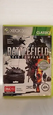 Battlefield Bad Company 2 + Manual - Xbox 360 - Tested & Working Like New • $4.99