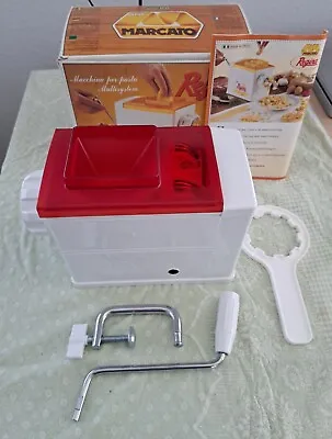 Marcato Atlas Regina Extruder Pasta Maker & Accessories Made In Italy Vintage • $51.74