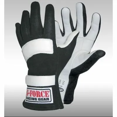G-Force Racing Gear 4101XXLBK G5 Gloves; SFI 3.3/5 - Black (XX-Large) • $70.79
