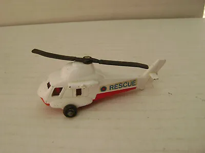 1976 Matchbox Lesney Superfast #75 Seasprite Rescue Helicopter Red Window • $9.99
