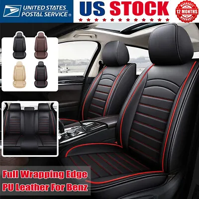 2024 PU Leather Automotive Seat Covers For Mercedes-Benz Front/Full Set Cushions • $132.80