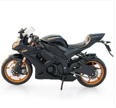 MODEL Toy IN BOX MAISTO 1:12 Kawasaki Ninja ZX 10R BLACK MOTORCYCLE BIKE DIECAST • £32.12