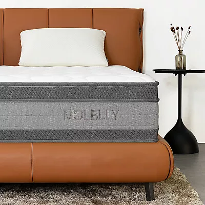 Mattress 12 Inch Queen Size Hybrid Innerspring And Gel Memory Foam Mattresses • $199.99