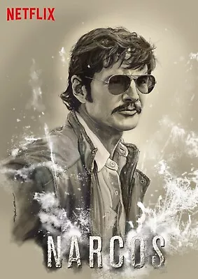 Narcos Tv Show Movie Poster Print Premium  Wall Art Size A5-a1 • $4.75