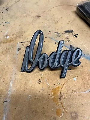 Nice Vintage Dodge Script Emblem  Used Driver Quality • $30