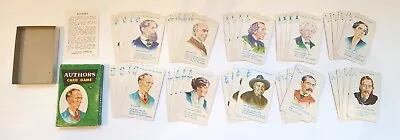 Vintage Learning Card Game Authors Card Game A.A. Milne 1950-60's Fairchild #423 • $16.95