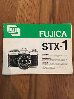 £2.50 • Buy Fujica STX-1 Instruction Manual