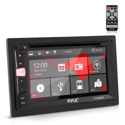 PYLE 6 2. Double Din Multimedia Disc Car Stereo - Touch Screen TFT/LCD Monitor • $118.99