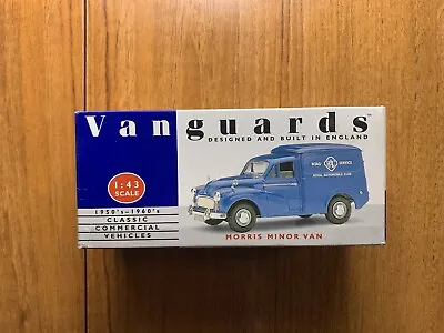 Vanguards Corgi 1:43 Morris Minor Van RAC VA11005 • $14.61