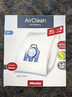 Miele AirClean XL Pack 3D GN Vacuum Cleaner Bags Pack Of 8 • $40