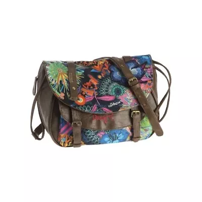 Desigual Bols Bandolera Stellar Rainbow Embroidered Women's Handbag Messenger • $35