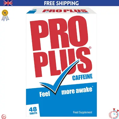 PRO PLUS 48 Tablets - Caffeine Tablets - Sugar Free • £5.19