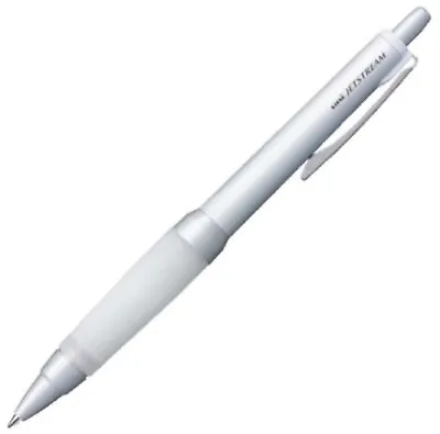 Uni-ball Jetstream Ballpoint Pen Alpha Gel 0.7 Mm Grip Series Silver Body Japan • $9.11