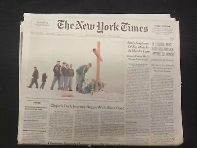 1999 Apr 25 New York Times Newspaper -nato Air Campaign Enters Month 2 - Np 7014 • $30