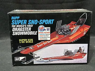 MPC Rupp Super Sno-Sport Snow Dragster Snowmobile 1/20 Retro Deluxe MPC961/12 • $24.50