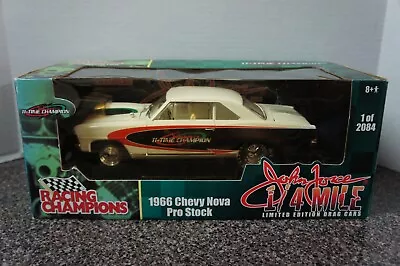 1:18 Scale Racing Champions John Force 1/4 Mile 77450 1966 Chevy Nova Pro Stock • $85