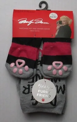 New Marilyn Monroe Matching Pet And Owner Crew Socks Dog Mother Wine Lover Big • $4.95