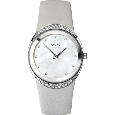 £36.50 • Buy New Ladies Seksy Sekonda Elegance Swarovski Crystal Pearl Dial Watch 2730 Rp £80