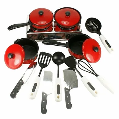 $11.11 • Buy Children Kids Kitchen Utensils Pots Pans Play Toys Dishes Food Cook Cookin