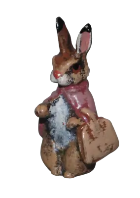 Antique Vienna Bronze Rabbit Beatrix Potter Miniature Figure Rare Size • $325