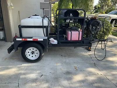 Mi-T-M HS-4004-1MAH Trailer Mounted Hot  Pressure Washer • $7499