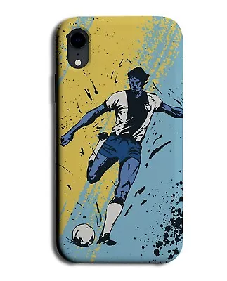 Retro Football Player Phone Case Cover Footballer Soccer Vintage Poster Q433B • £14.95