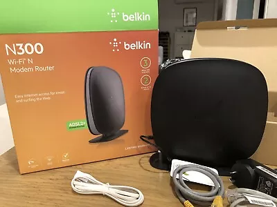 Belkin N300 Wi-Fi N Wireless Modem Router • $9.99