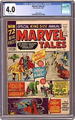 Marvel Tales #2 CGC 4.0 1965 4206093004 • $89