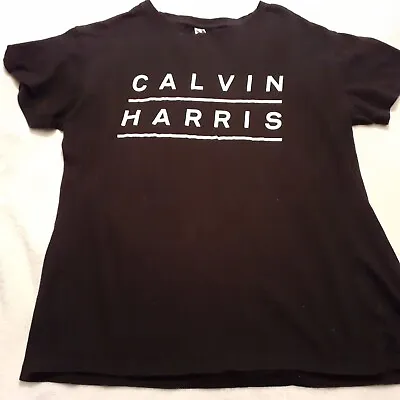 Vintage Calvin Harris Cream Mallorca Bcm Planet Dance T Shirt Official L Large • £24.99