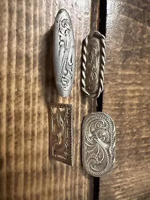 **Vintage** Sterling Silver (4) Assorted Bars/halter/bridle/headstall • $25