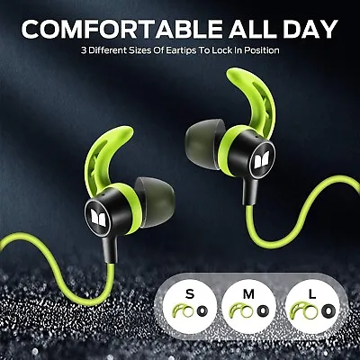 New Monster ISport Solitaire Lite Headphones Bluetooth Wireless Earbuds Neckband • $29.95