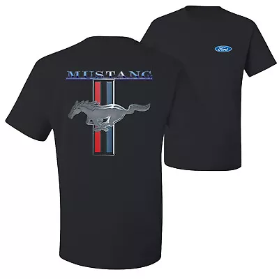 Ford Mustang Classic Pony USA Logo Men Graphic Tshirt • $21.99