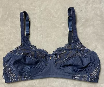 Amoena~Karolina SB~44395~Blue~Lace~Mastectomy~Wire Free~Bra~Size 34B~NWOT • $14.99