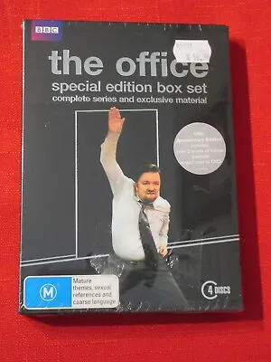 THE OFFICE- 10th ANNIVERSARY COMPLETE SERIES 4 DVD BOXSET BBC COMEDY SEALED! • $15