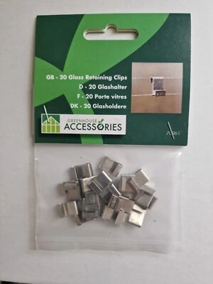£3.99 • Buy Greenhouse Glass Glazing Clips 20 Z Clips Branded Halls AGL Juliana. Free P&P