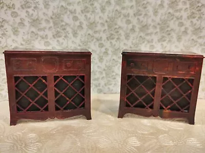 Vintage Pair Of Jaydon Radios W/Handmade Inserts Miniature Dollhouse Furniture • $9.99