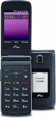 Flip Phone ANS F30 4G LTE ATT TMobile Unlocked - NEW • $39.99