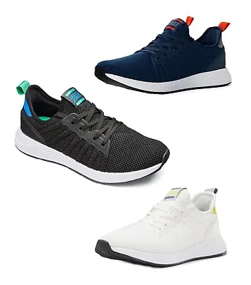 £26.64 • Buy JACK & JONES Mens Textile Mesh Canvas Trainers Casual Fashion Sneakers Shoes