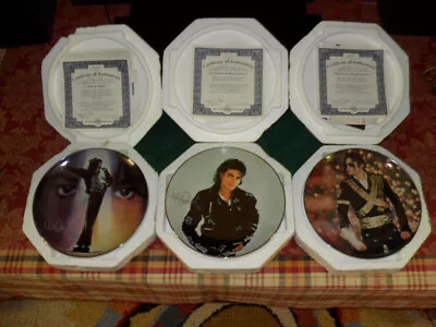 Michael Jackson Plate 3  Bradford Exchange/ Nate Gorgio:  Collector's Tribute  • $275