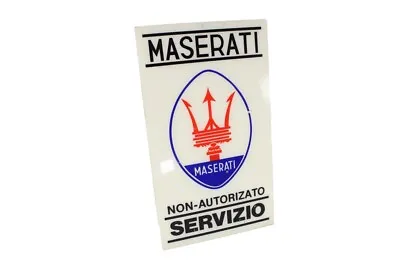 1970’s Maserati Non-Autorizato Servizio Illuminated Sign Panel • $3110.63
