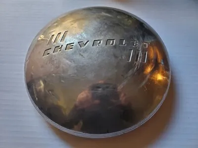 CHEVY CHEVROLET DOG DISH HUB CAP ORIGINAL VINTAGE OEM 1940's • $49.95