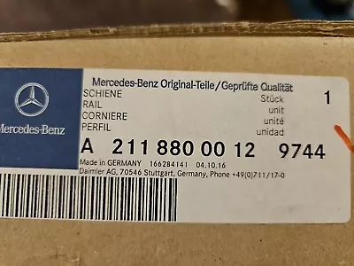 Original Mercedes W211 E-Class W211 Rear Bumper Impact Strip 2118800012 9744 NOS • $139.95