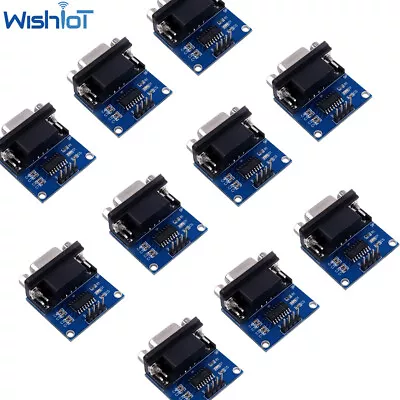 10PCS MAX3232 RS232 To TTL Serial Port Converter Module Female DB9 Connector • $12.90